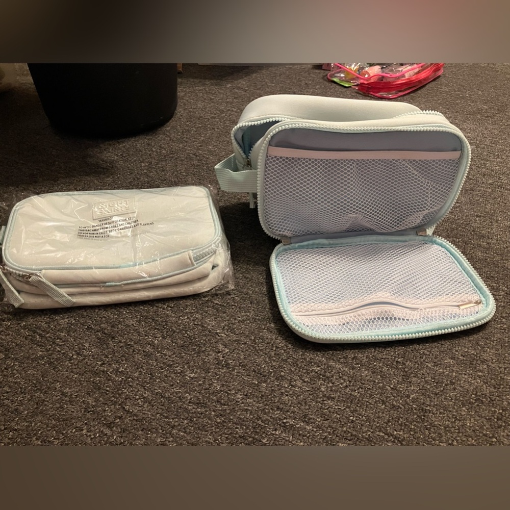 New mint make up / toiletry bag